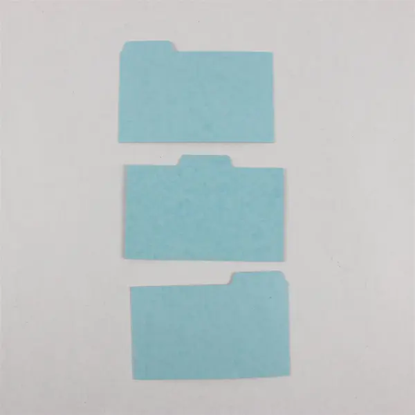 Lot of 2 Index Card Organizer w/ Dividers & Divider Tabs Set