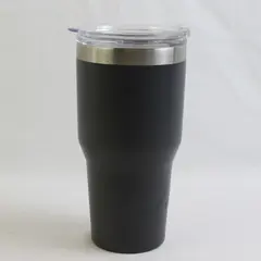 Unbranded Solid Gray Color Stainless Steel Insulated Tumbler 8.25" Tall