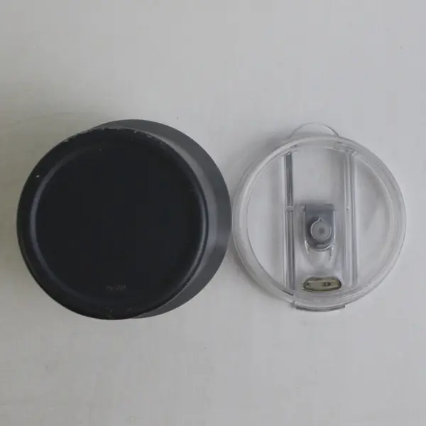 Unbranded Solid Gray Color Stainless Steel Insulated Tumbler 8.25" Tall