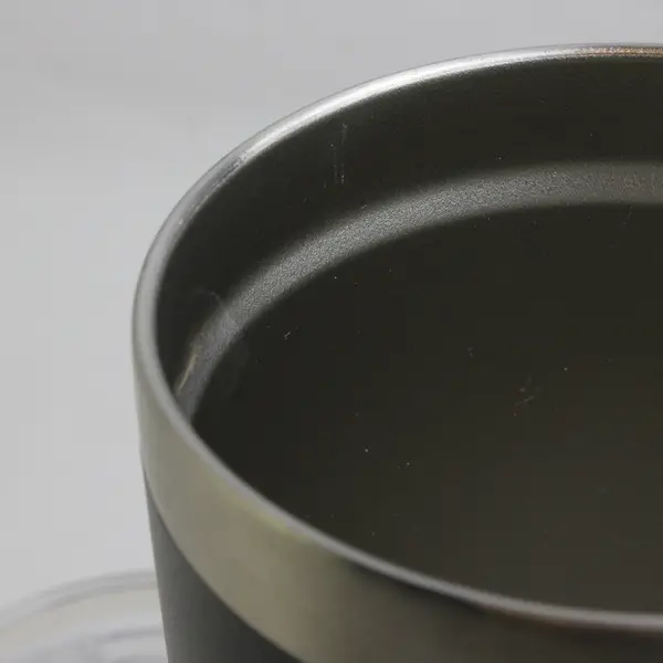 Unbranded Solid Gray Color Stainless Steel Insulated Tumbler 8.25" Tall