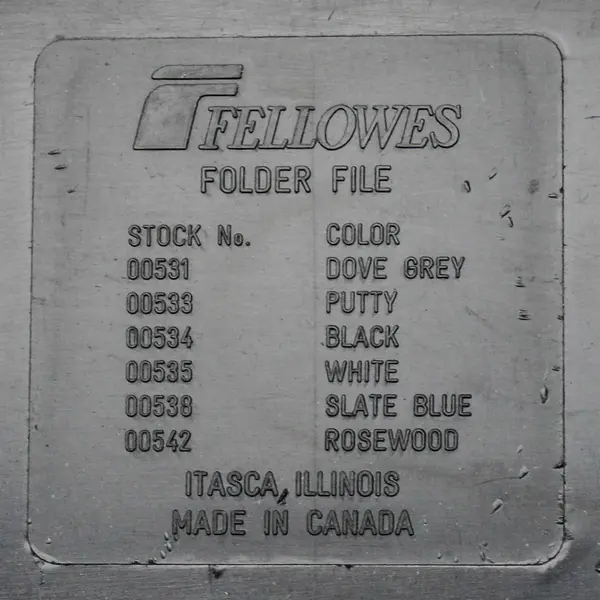 Lot of 3 Fellowes Black File Folders + 2 Desk Organizers Office Storage