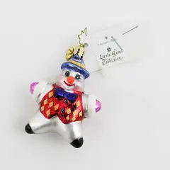 Christopher Radko Little Gem Collection Snowstar Gem Blown Glass Ornament NWT