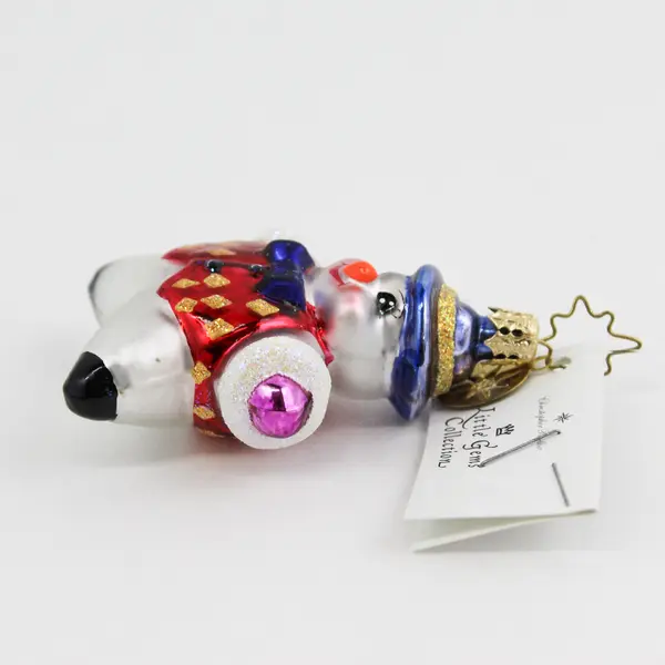 Christopher Radko Little Gem Collection Snowstar Gem Blown Glass Ornament NWT