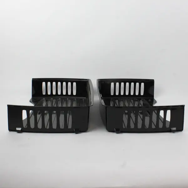 Lot of 2 Plastic Stackable Desk Trays Letter Sorter Office Organizers