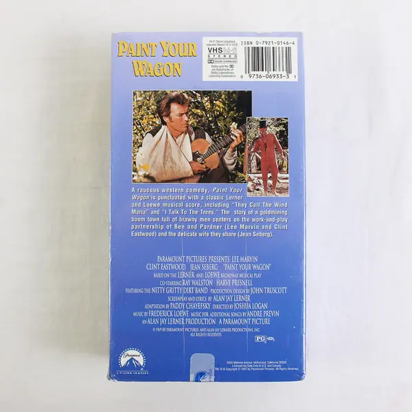 Paint Your Wagon Double VHS Tape 1997 Clint Eastwood, #6933, Sealed 