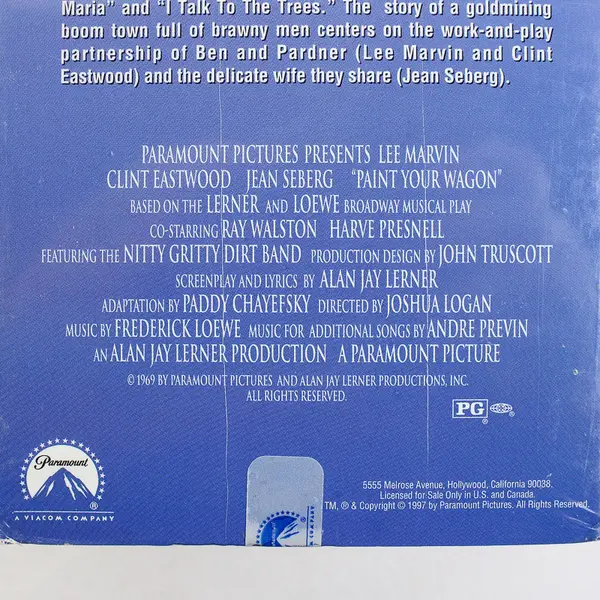 Paint Your Wagon Double VHS Tape 1997 Clint Eastwood, #6933, Sealed 