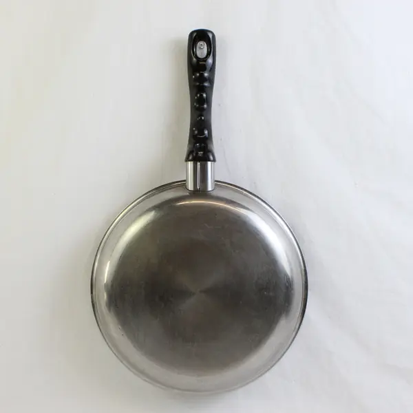 West Bend Wisconsin Skillet Fry Pan Stainless Steel Raised Bottom Made USA