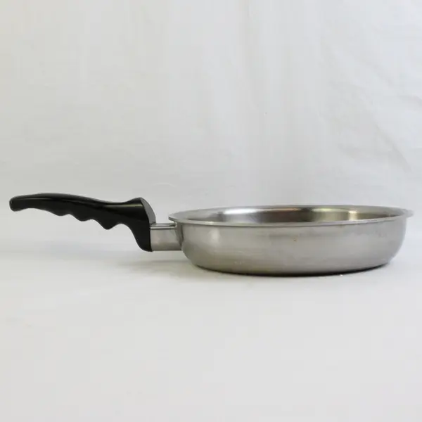 West Bend Wisconsin Skillet Fry Pan Stainless Steel Raised Bottom Made USA