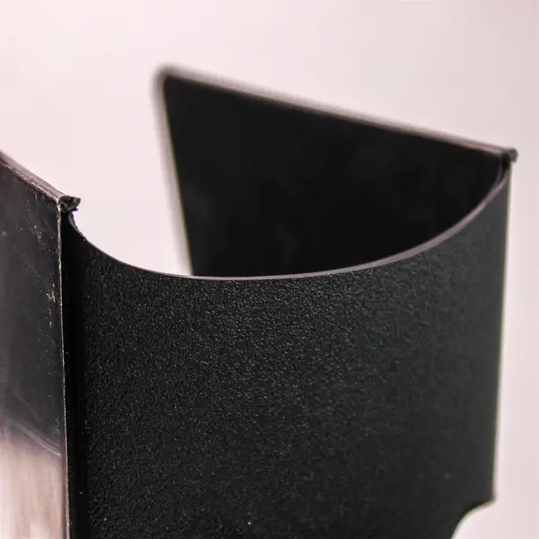 Lot of 3 Black Plastic Magazine File Organizers Office Storage