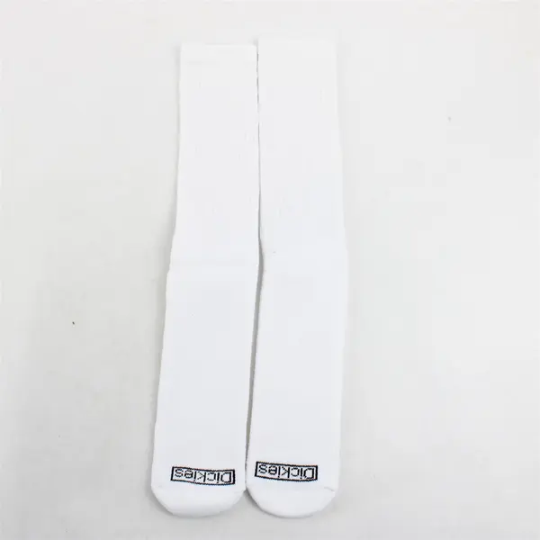 NWOT Dickies 8 Pack White Crew Socks Adult 20" Long Fits Most Men Size 6-12