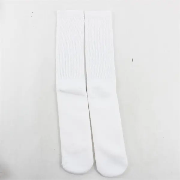 NWOT Dickies 8 Pack White Crew Socks Adult 20" Long Fits Most Men Size 6-12