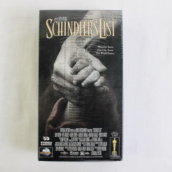Schindler's List Double B&W VHS Tapes 1993 , #81629 Sealed