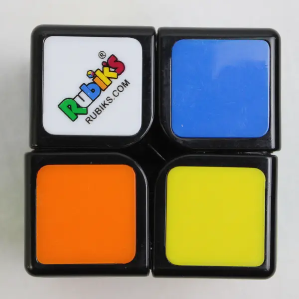 Rubik's 2 X 2 Mini Cube Pocket Cube Plastic Brain Teaser Puzzle Toy 2" x 2" x 2"