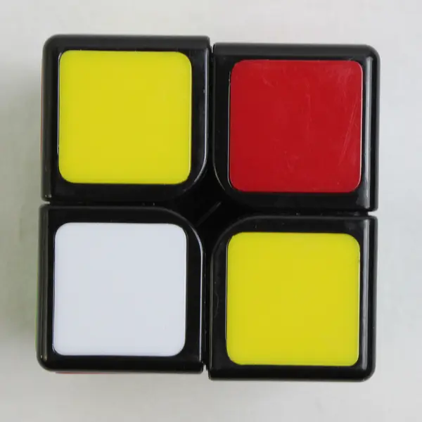 Rubik's 2 X 2 Mini Cube Pocket Cube Plastic Brain Teaser Puzzle Toy 2" x 2" x 2"