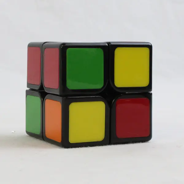 Rubik's 2 X 2 Mini Cube Pocket Cube Plastic Brain Teaser Puzzle Toy 2" x 2" x 2"