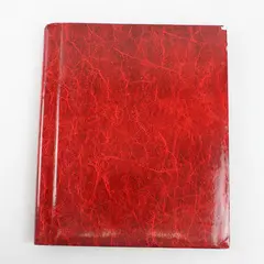 Vintage Red Spiral Bound Photo Album/Scrapbook 20 NON ADHESIVE PAGES 1960-70s