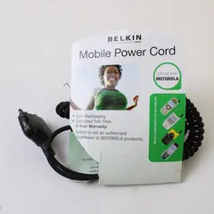 Belkin Mobile Power Cord Charger for Motorola Phones - Open Box