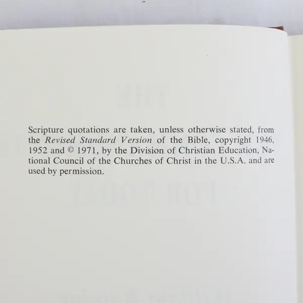 Vintage Ten Commandments for Today by William Barclay 1973 Hardcover No DJ