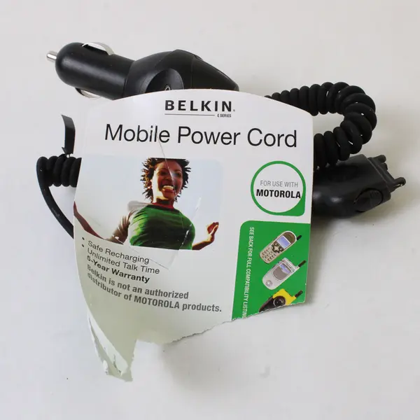 Belkin Mobile Power Cord for Motorola Phones - Open Box Replacement