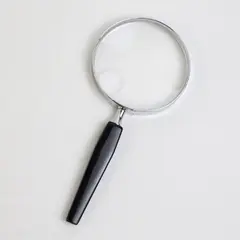 Unbranded Traditional Handheld Magnifying Glass 8.25" Long 3.75" Wide