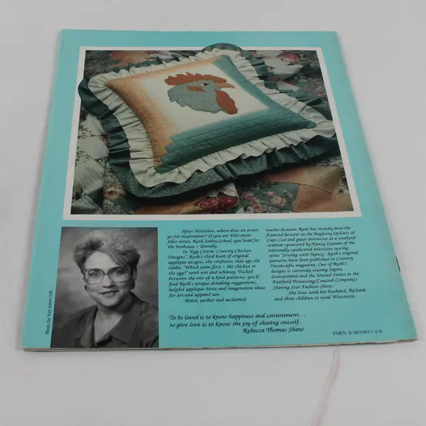 Vintage 1988 Egg-Cetera Country Chicken Designs Pattern Bk/Leaflet