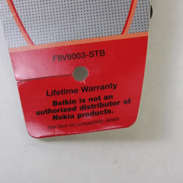 Belkin StraightBoom Handsfree Headset for Nokia - New Open Box