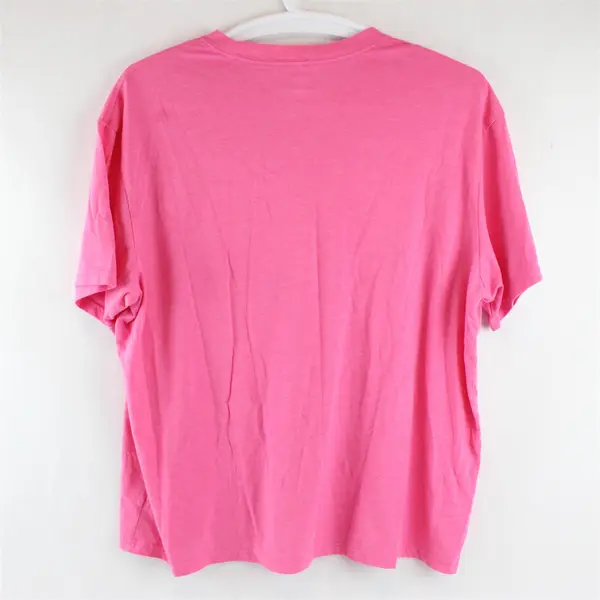 Athletic Works Men's 2XL (50-52) Pink Moisture Wicking Tri-Blend T-Shirt