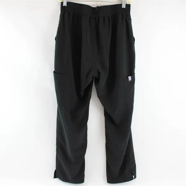 Scrubstar Women's M Petite Black Straight Leg Drawstring Waistband Scrub Pants