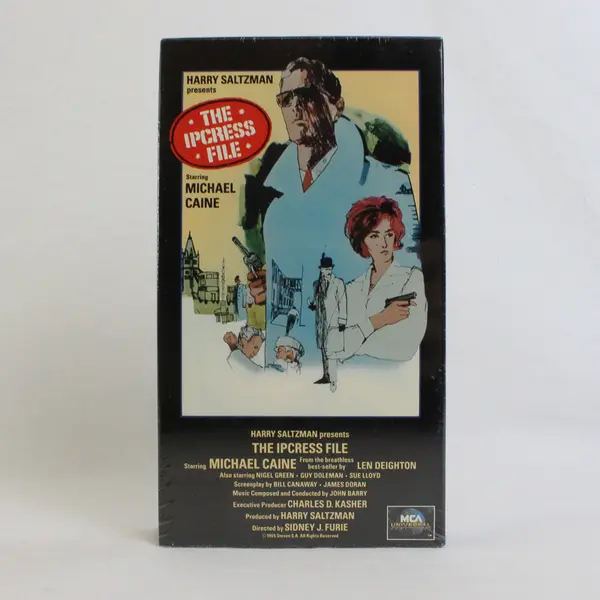 The Ipcress File VHS Tape 1965, Michael Caine #80518, Sealed 