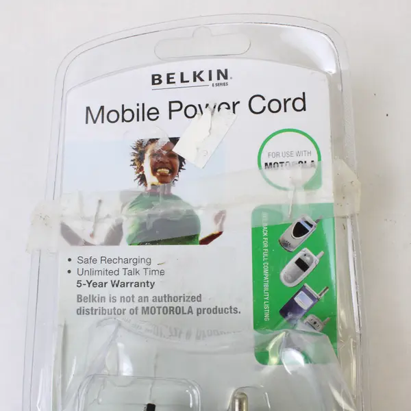 Belkin Mobile Power Cord Charger Motorola phones
