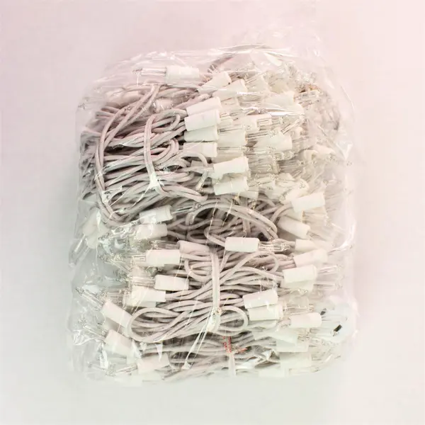 Walmart Holiday Time 300 Count Clear White Wire Icicle String Lights 18'