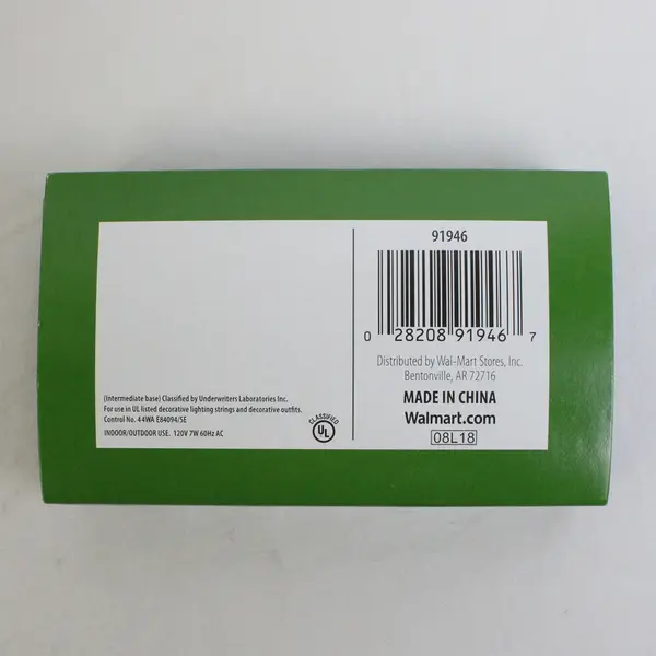 Lot Of 8 Holiday Time/General Electric Blue C9 Replacement Bulbs 120 V