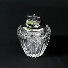 Vintage Princess House Royal Highlights Lead Crystal Tabletop Cigarette Lighter