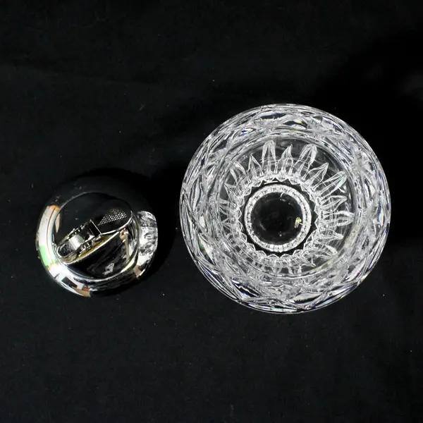 Vintage Princess House Royal Highlights Lead Crystal Tabletop Cigarette Lighter