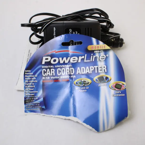 PowerLine Universal AC to DC Adapter w/ Tips - Multipurpose - Open Box