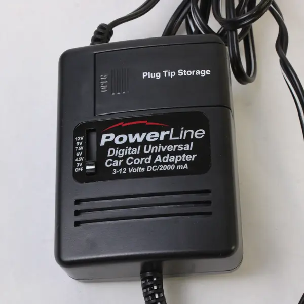 PowerLine Universal AC to DC Adapter w/ Tips - Multipurpose - Open Box