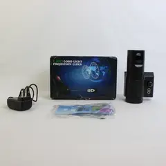 Parameters Black Cover LED Gobo Light Projection Clock (Tested/Works)