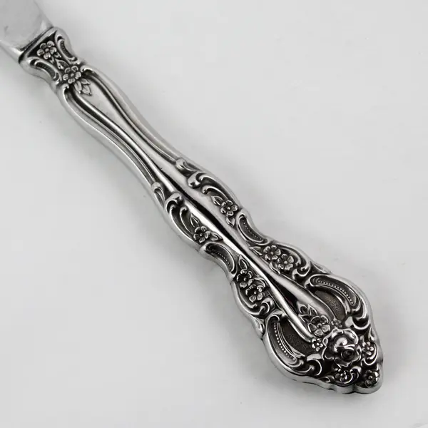 Lot of 3 Oneida Silver Michelangelo Pattern Stainless Hollow Dinner Knives 9" 