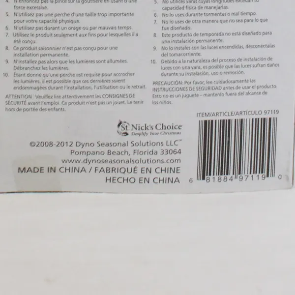 St Nick's Choice 23 Out Of 25 Clear Plastic Gutter/Shingle Clips