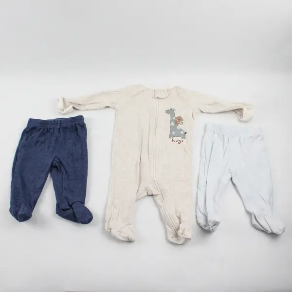 Lot of 12 Carter's Baby New Born Size Variety of One Pieces, Pants, and Jackets