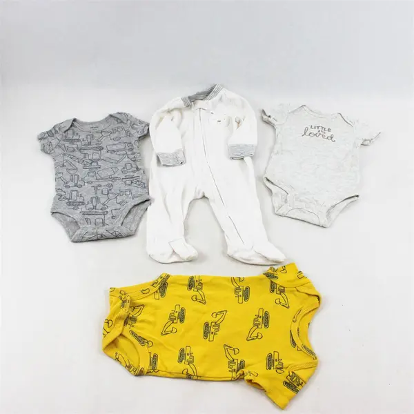 Lot of 4 Carter's Baby 3mo. Assorted Multicolor & Patterned Bodysuits