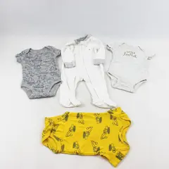 Lot of 4 Carter's Baby 3mo. Assorted Multicolor & Patterned Bodysuits