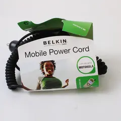 Belkin Mobile Power Cord for Motorola - New Open Box Charger Cable