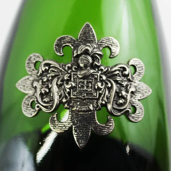 Ornate Vintage Segura Viudas Brut Sparkling Wine 12" Glass Bottle