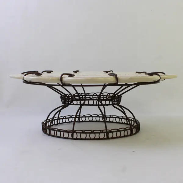 Time To Celebrate Wire Cake Stand 15.5x14.5x7in New Dessert Display