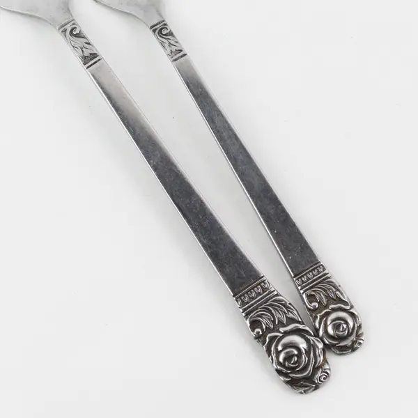 Lot of 3 Interpur INR38 Pattern 2 Salad Forks 1 Dinner Fork Rare HTF Pattern