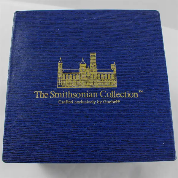 Smithsonian Collection by Goebel Heart-Shaped Musical Trinket Box White Rose