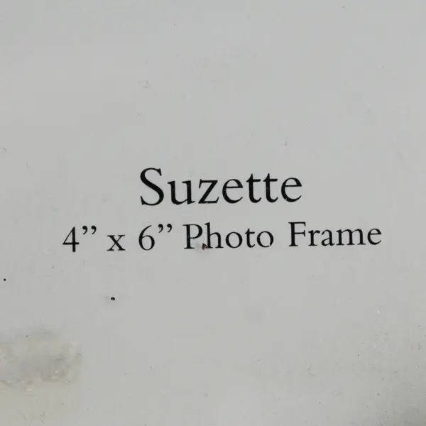 Sandy's Closet Suzette 4x6 Picture Frame Tabletop Photo Frame New