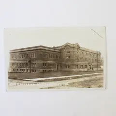 Gymnasium Oregon Agricultural College Corvallis Oregon RPPC Postcard OAC OSU