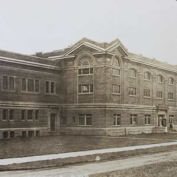 Gymnasium Oregon Agricultural College Corvallis Oregon RPPC Postcard OAC OSU